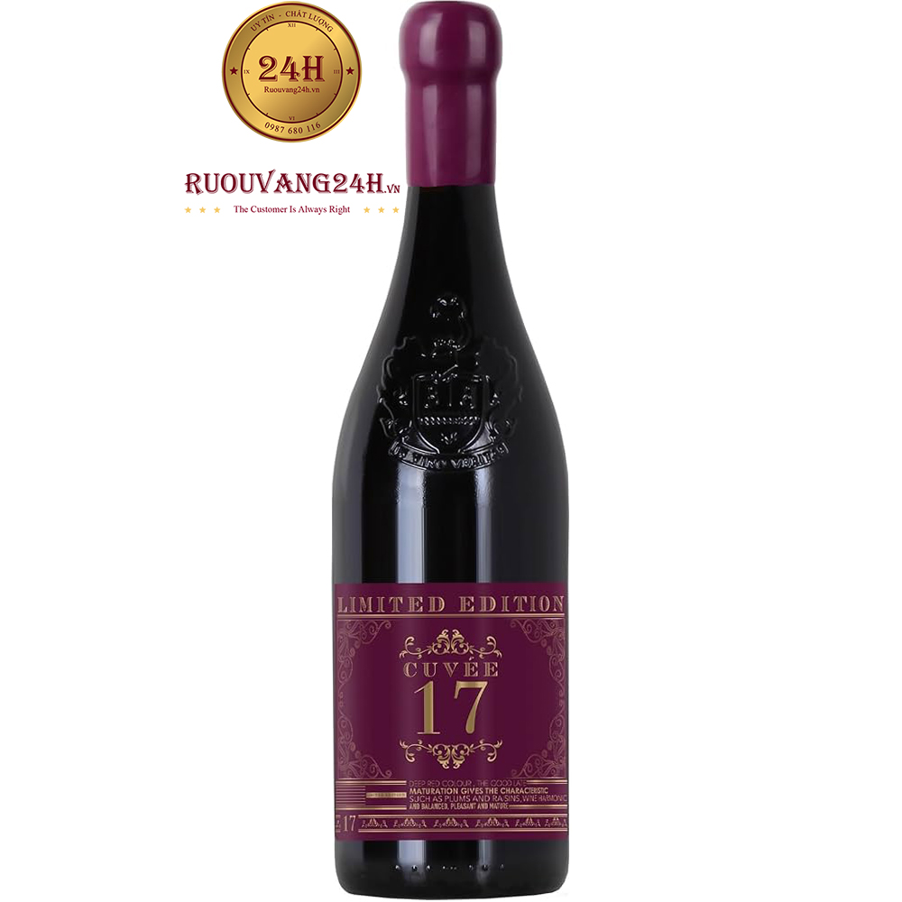 Rượu Vang Cuvee 17 Vino Rosso Limited Edition