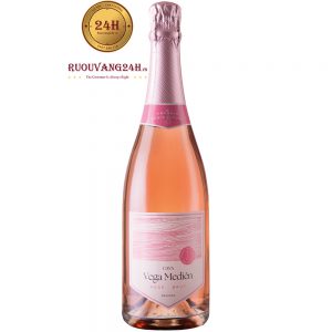 Rượu Vang Nổ Cava Vega Medien Rose Brut