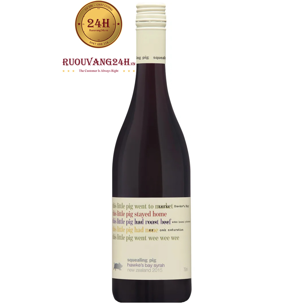 Rượu Vang Squealing Pig Syrah