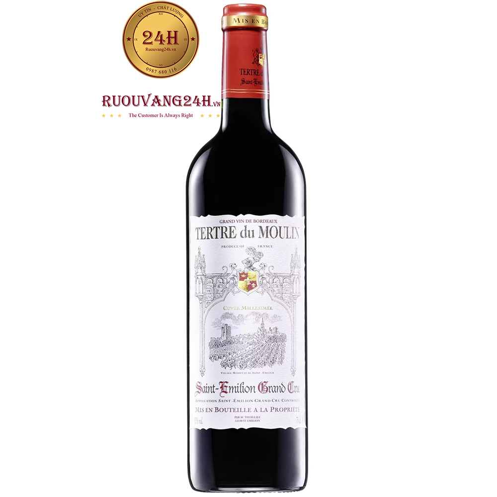 Rượu Vang Tertre Du Moulin Cuvee Millésimé Saint Emilion Grand Cru