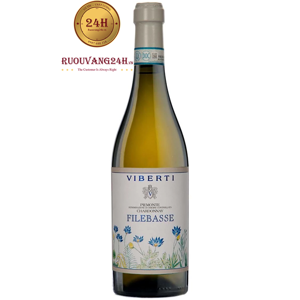 Rượu Vang Viberti Piemonte Chardonnay Filebasse