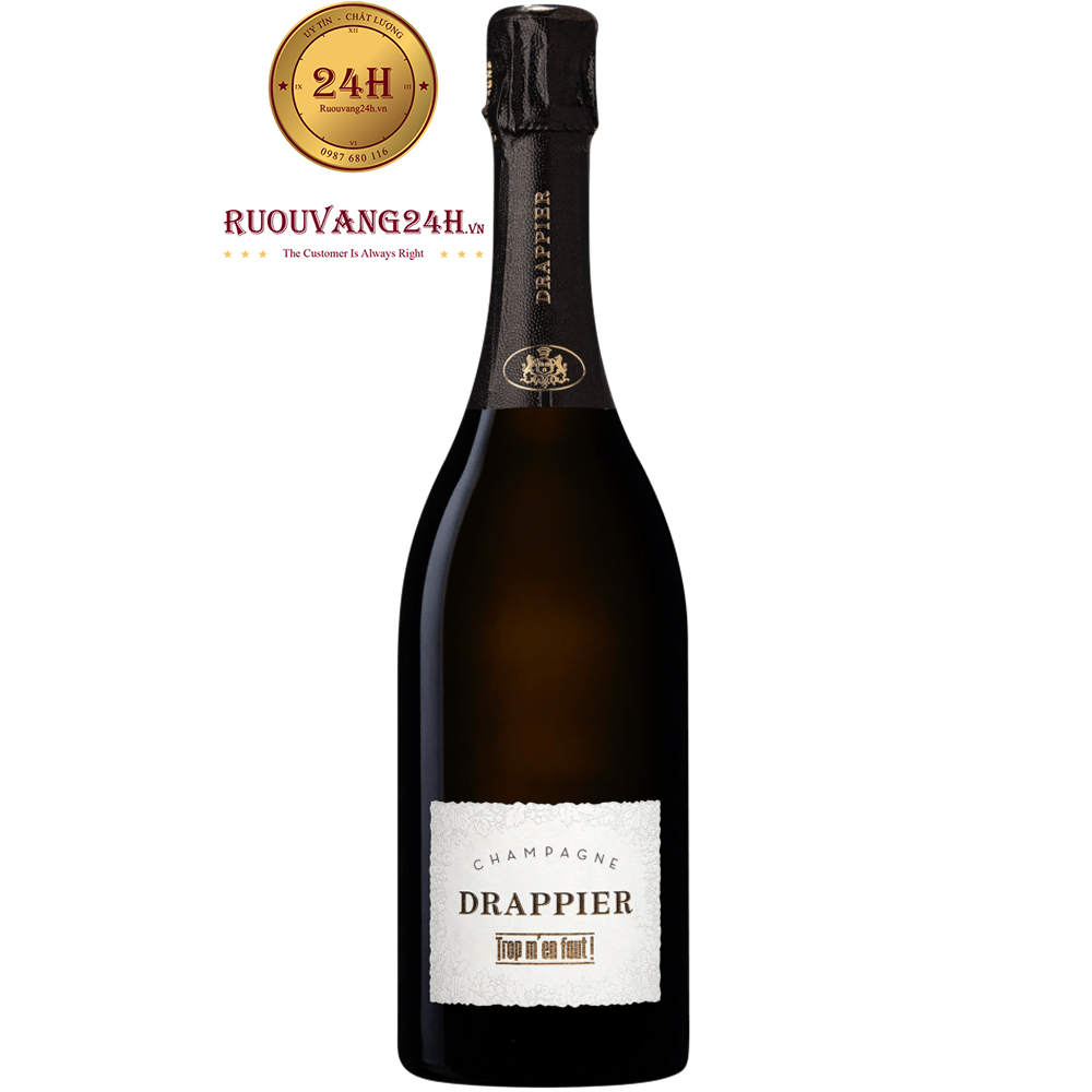 Rượu Champagne Drappier Trop M’en Fout! Fromenteau