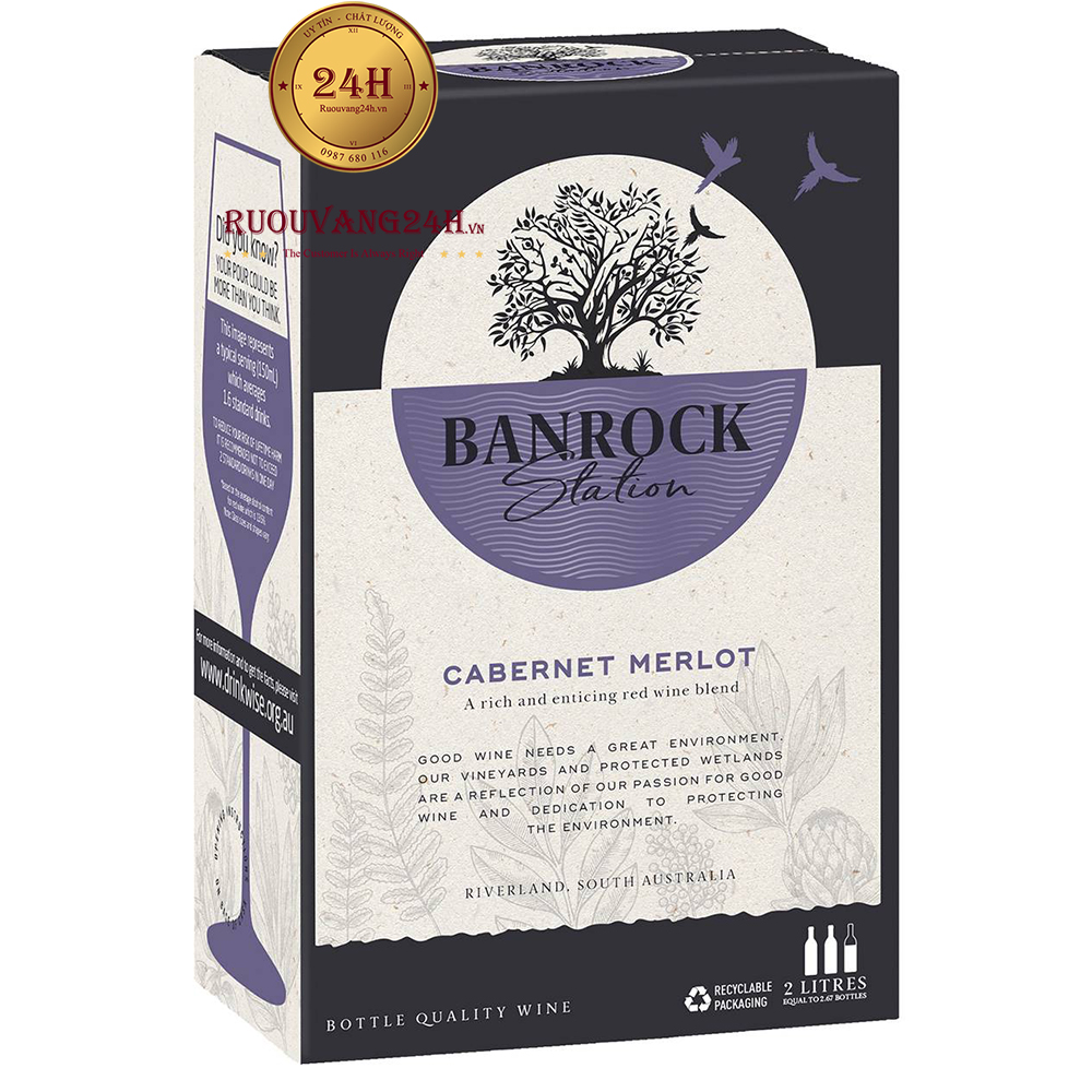 Rượu Vang Bịch Banrock Station Cabernet – Merlot