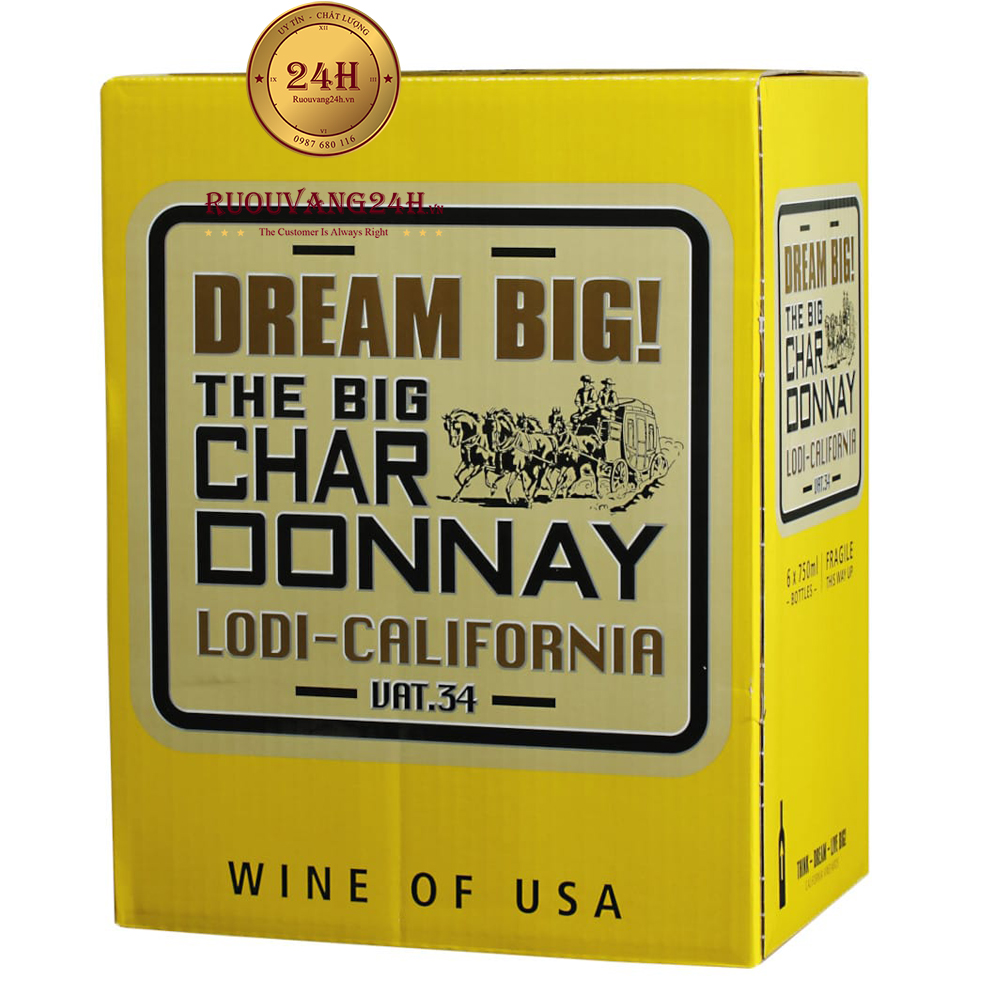Rượu Vang Bịch Dream Big The Big Chardonnay