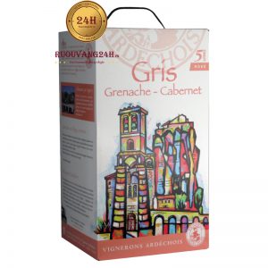 Rượu Vang Bịch Vignerons Ardechois Gris Grenache - Cabernet