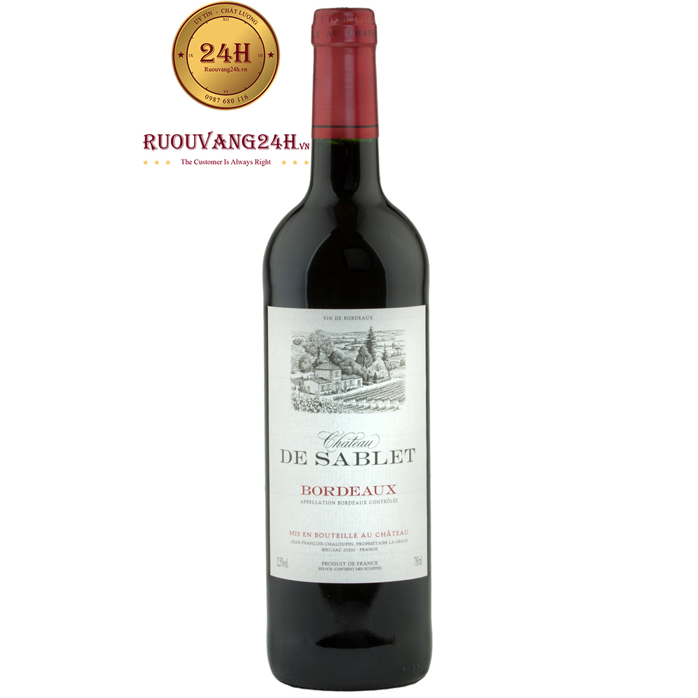 Rượu Vang Chateau De Sablet Bordeaux