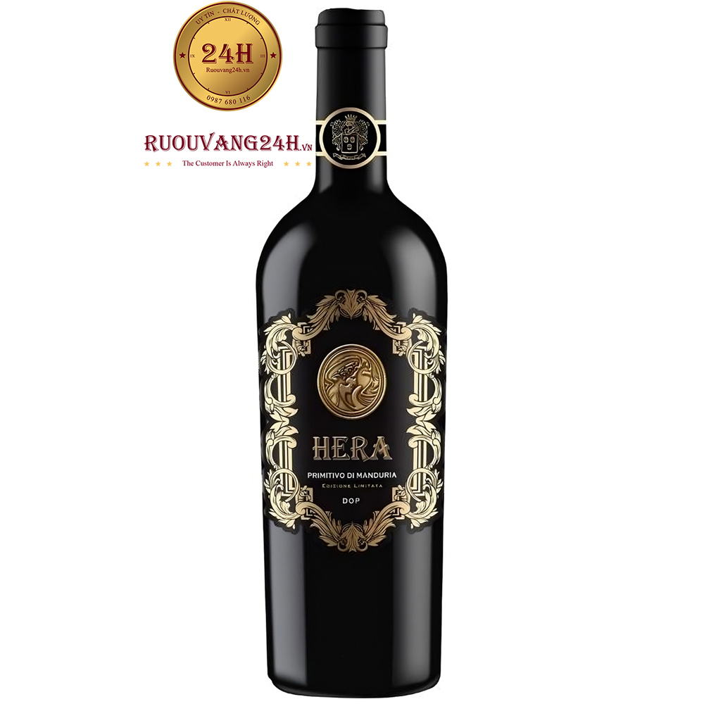 Rượu Vang Hera Gold Primitivo Di Manduria