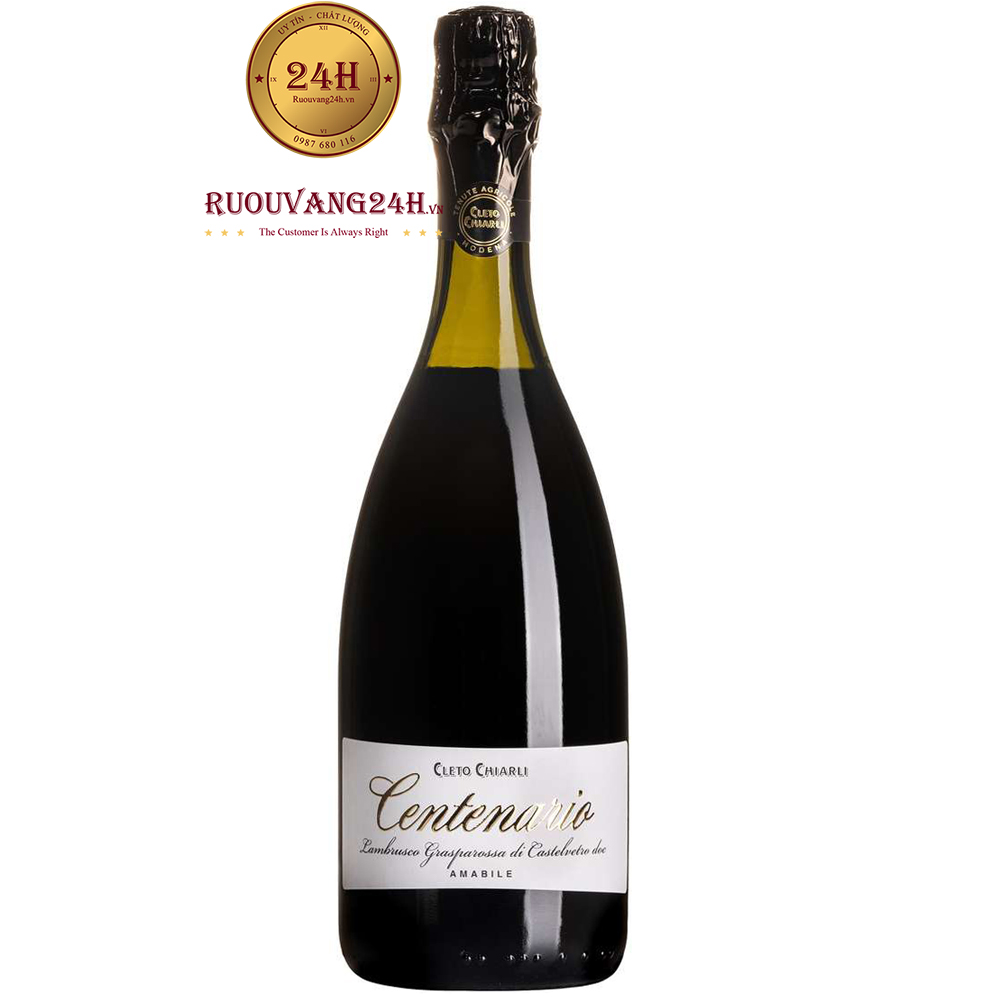 Rượu Vang Nổ Cleto Chiarli Centenario Lambrusco