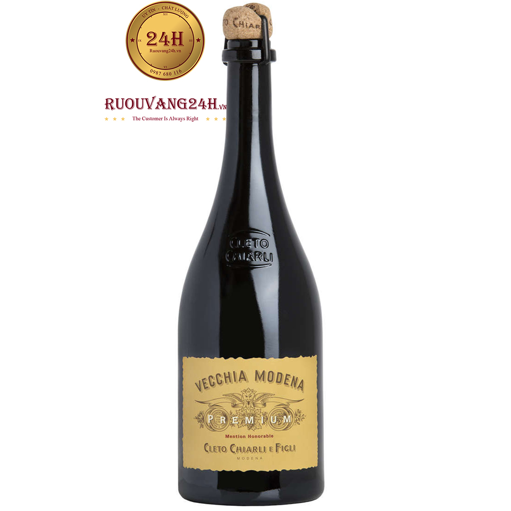 Rượu Vang Nổ Cleto Chiarli Premium Lambrusco Vecchia Modena