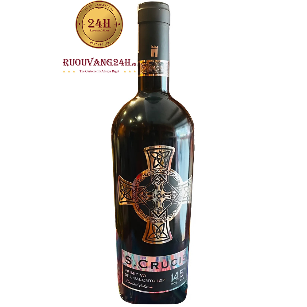 Rượu Vang S. Crucis Primitivo Del Salento – Thập Tự Bạc