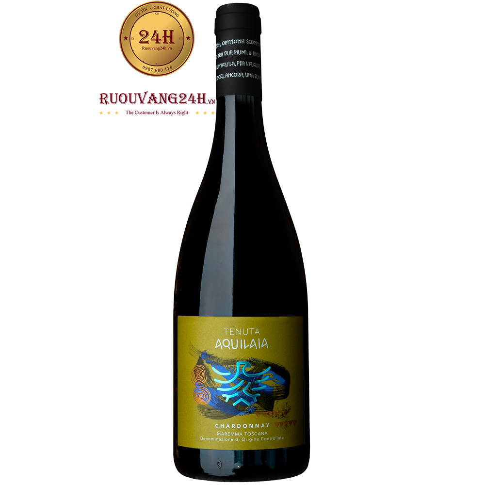 Rượu Vang Tenuta Aquilaia Chardonnay Maremma Toscana