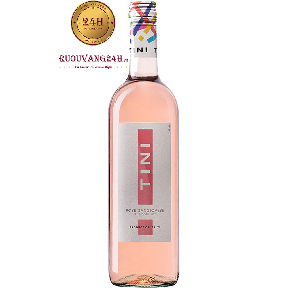 Rượu Vang Tini Rosé Sangiovese Rubicone