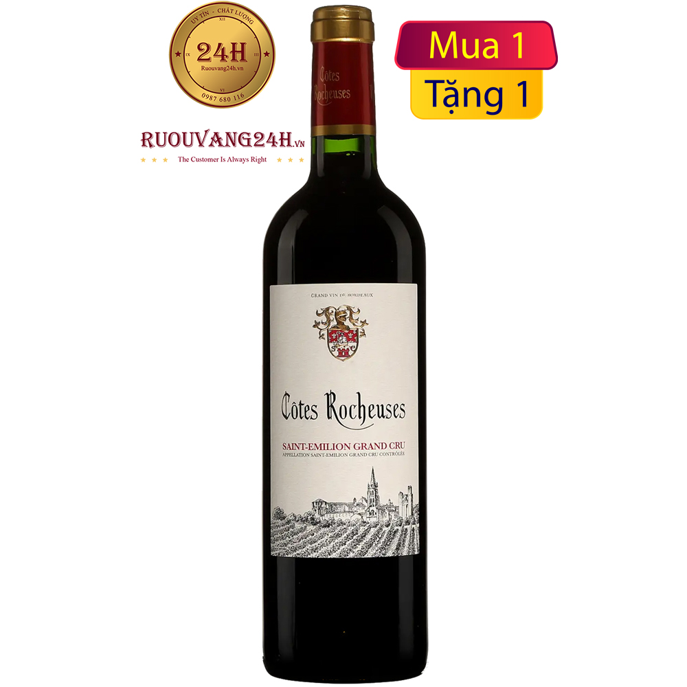 Rượu Vang Cotes Rocheuses Saint Emilion Grand Cru