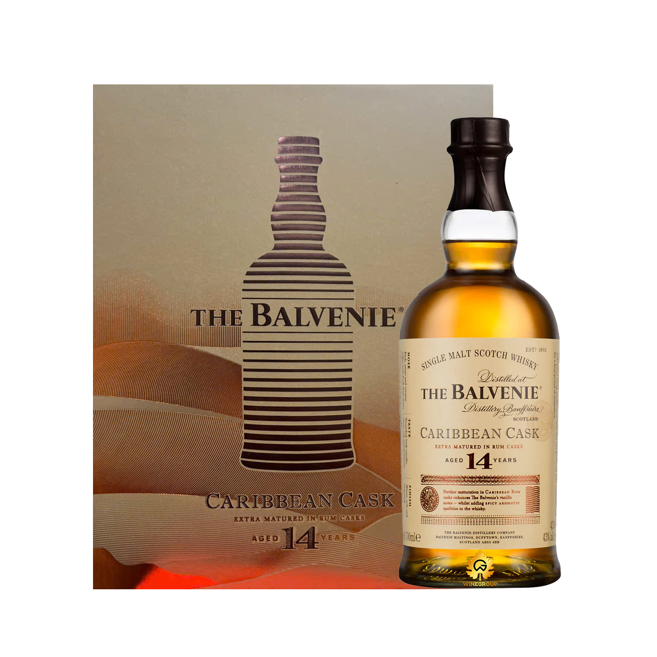 Rượu The Balvenie 14 Year – Caribbean Cask