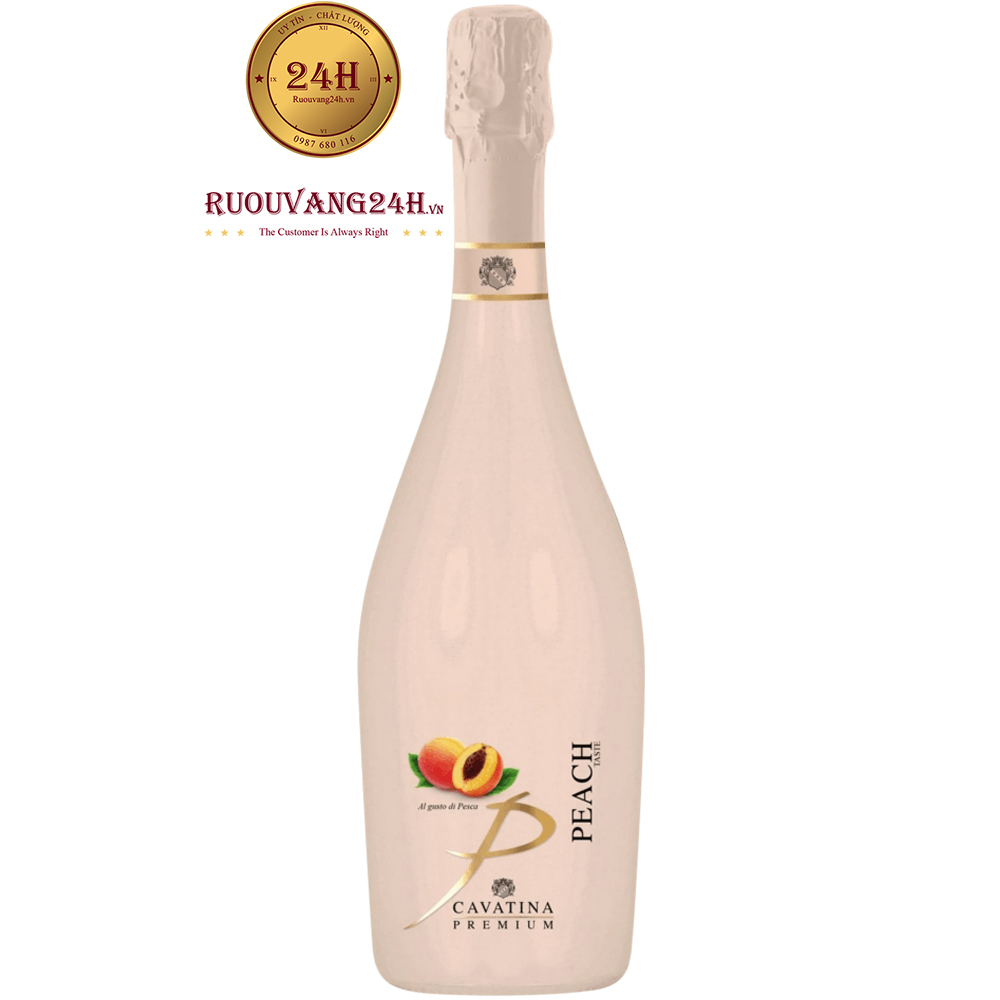 Rượu Vang Moscato Cavatina Premium Peach