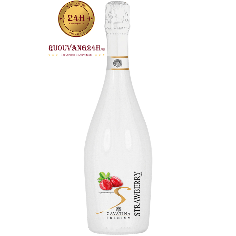 Rượu Vang Moscato Cavatina Premium Strawberry