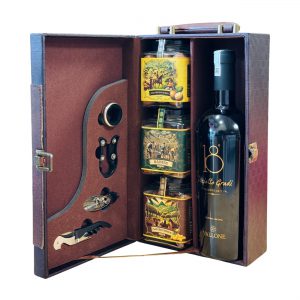 Hộp Quà Tết Bằng Da Rượu Vang Cao Cấp 2025