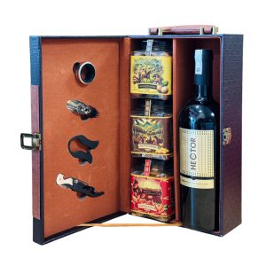 Hộp Quà Tết Bằng Da Rượu Vang Doanh Nghiệp 2025