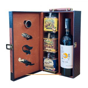 Hộp Quà Tết Bằng Da Rượu Vang Legami Doanh Nghiệp 2025