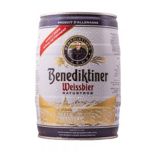 Bia Keg Benediktiner Weissbier Naturtrub 5L
