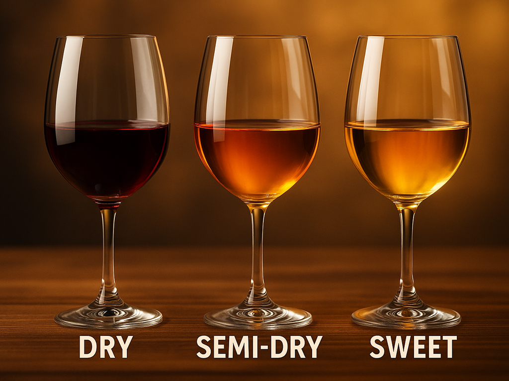 Phân biệt Dry, Semi-Dry và Sweet