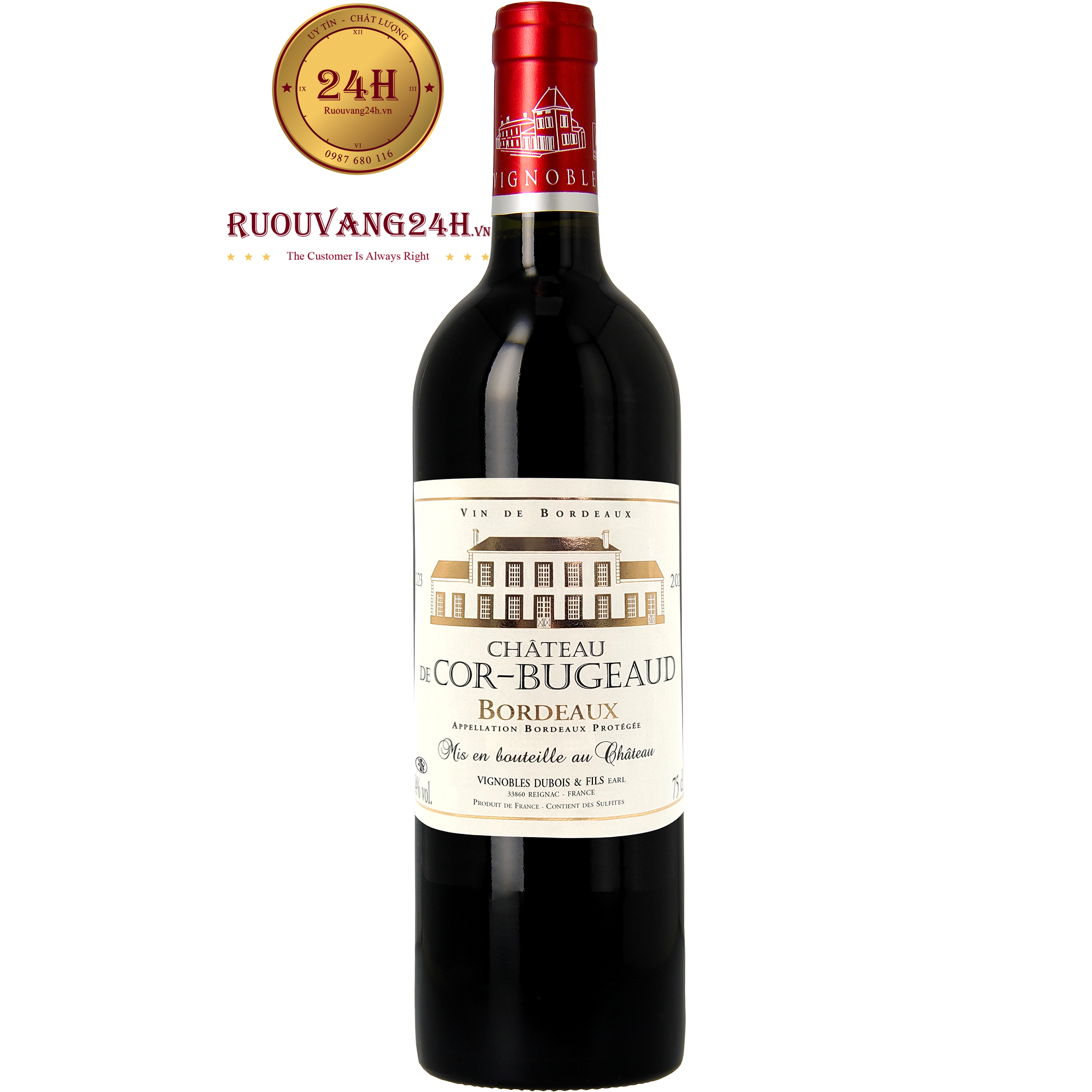 Rượu Vang Château De Cor-Bugeaud Bordeaux