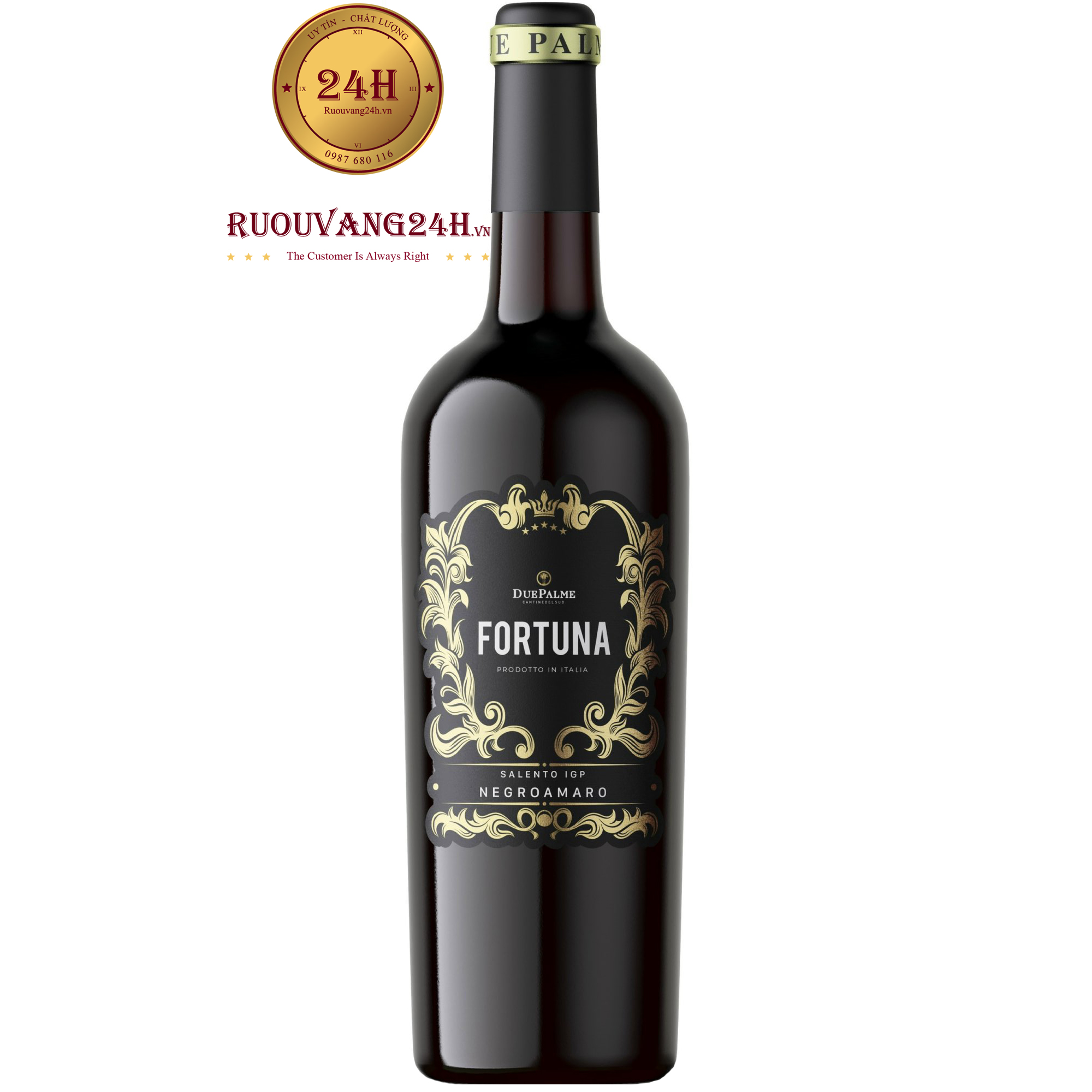 Rượu Vang Fortuna Negroamaro Salento IGP