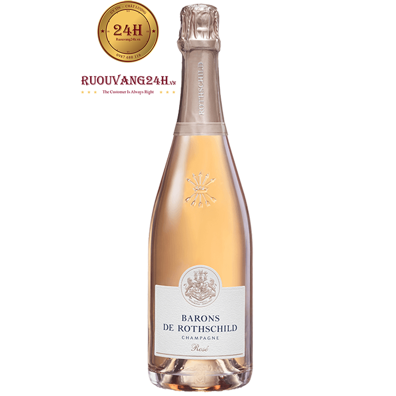 Rượu Champagne Barons De Rothschild Brut Rose